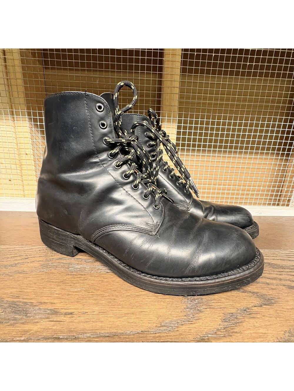 Vintage Canadian Police Boot Men's Size 10.5 Made in Canada
